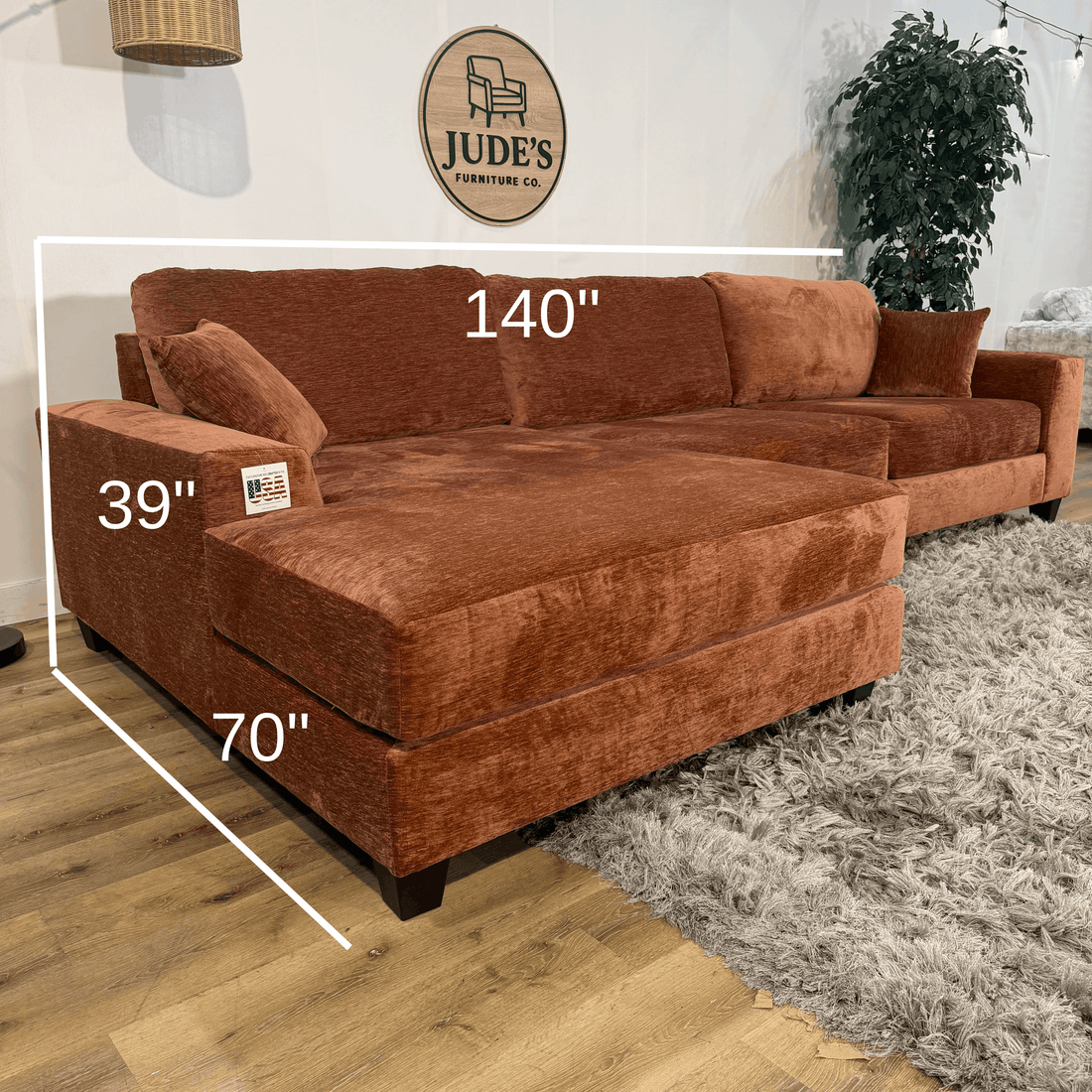 Steppe Left Facing 3 Piece Modular Sectional