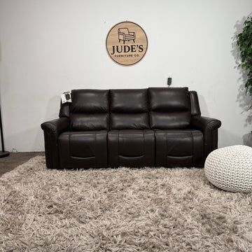Alba Leather Power Reclining Sofa with Power Headrests