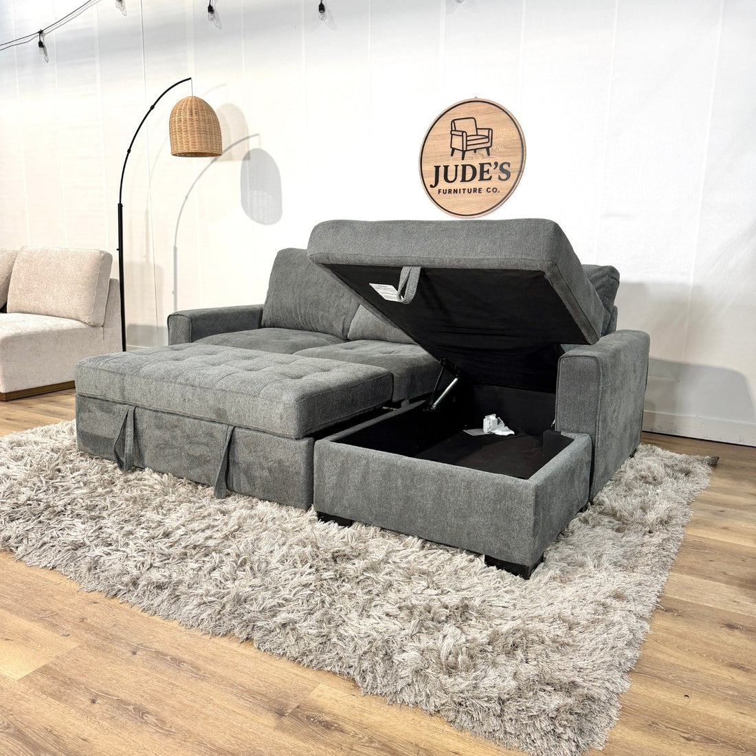 Kendale Sleeper Sofa with Storage Chaise