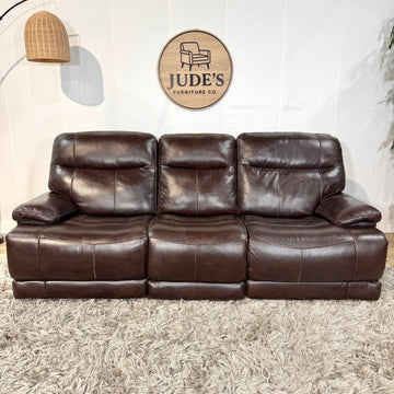 Ridgewin Leather Power Reclining Sofa