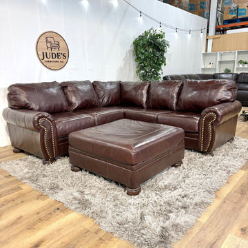 Ashley Furniture Leather Banner Sectional