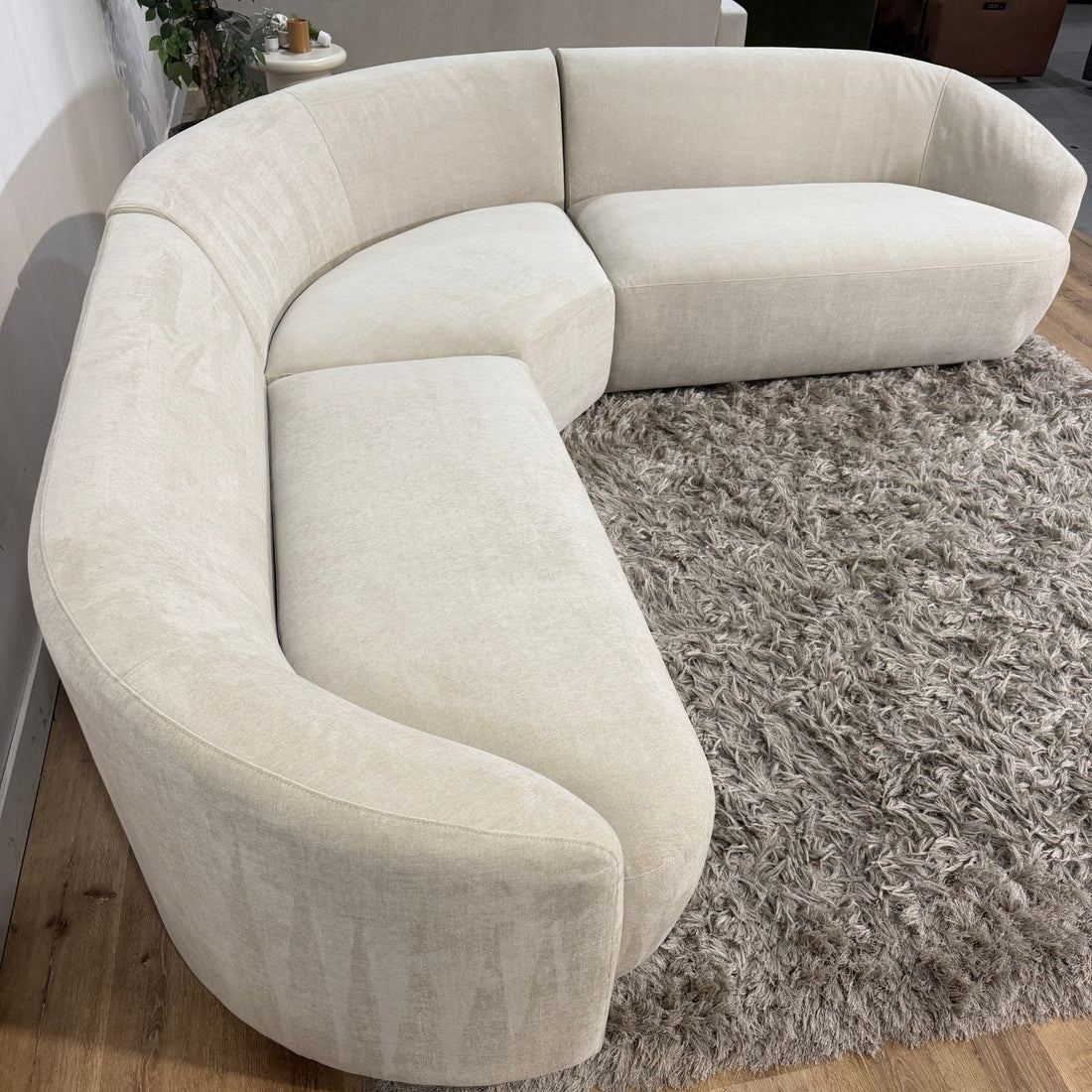 Dolen Curved Fabric Sectional